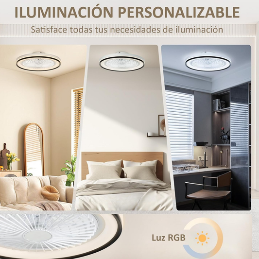 AIRLUX-ventilador con lámpara led