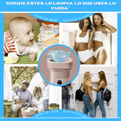 LAVADORA PORTATIL PLEGABLE ECOWASH