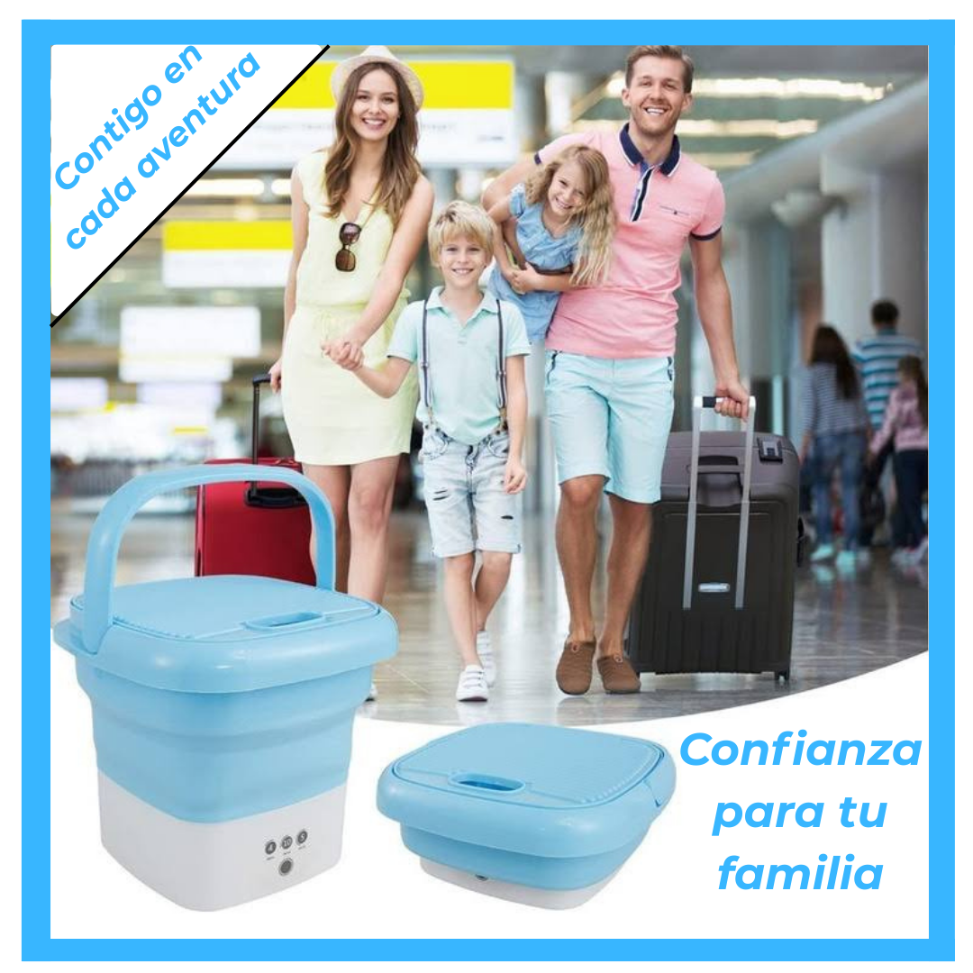 LAVADORA PORTATIL PLEGABLE ECOWASH