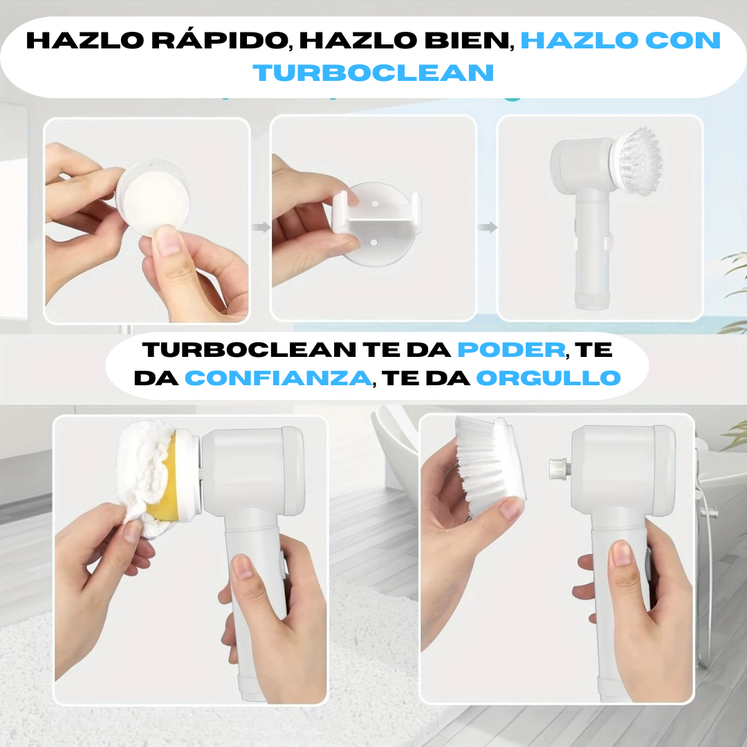 TURBOCLEAN  Cepillo multifunción